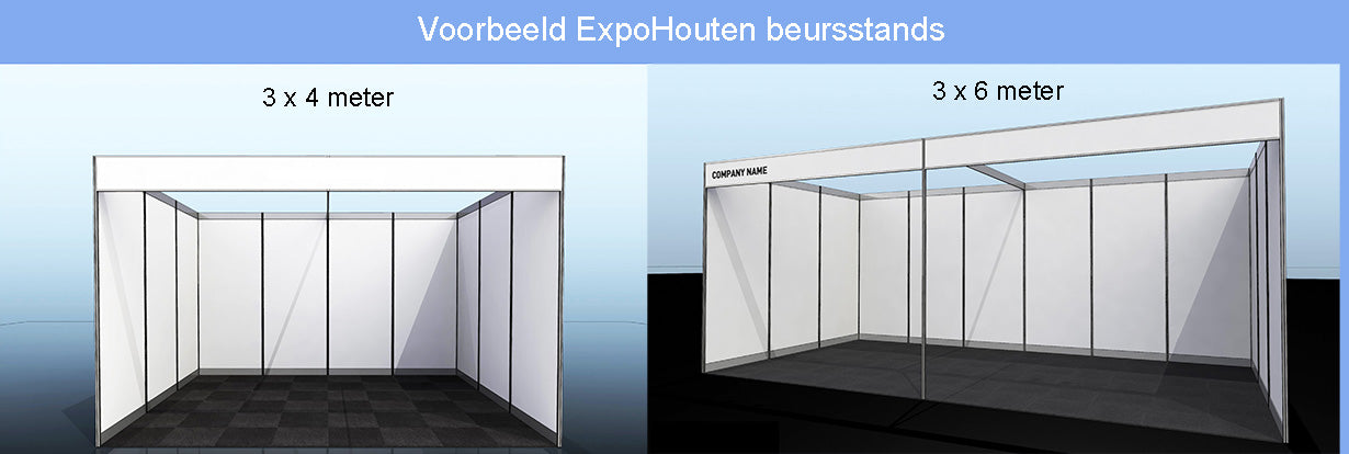 Build my expostand. (Additional €75,- collective transportation costs)